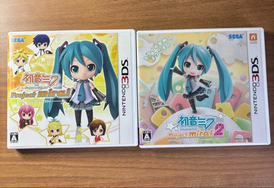 Nintendo 3DS Hatsune Miku Project mirai & Project mirai 2 set Japón Foto 1 de 1