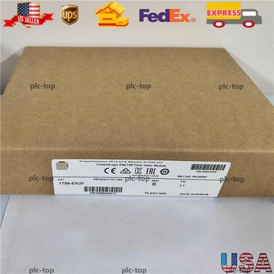 New IN BOX 1756-EN2F Series C ControlLogix EtherNet/IP Fiber Module ship DHL - Image 1 of 4