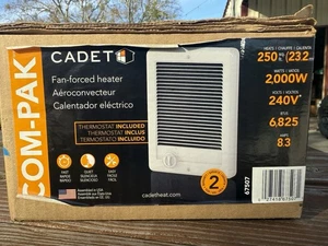 Cadet Com-Pak Elektrolüfter Zwangswandheizung mit Thermostat CSC202TW NEU - Bild 1 von 9