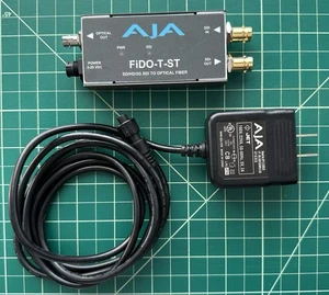 AJA FIDO-T-ST SD/HD/3G SDI to Optical Fiber Transmitter TESTED Free Shipping - Picture 1 of 4
