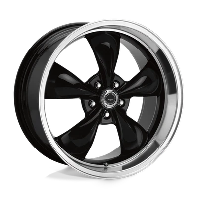 Комплект из 4 черных обработанных кромочных колес 16x7 American Racing AR105 5x115 (35 мм) - Изображение 1 из 4