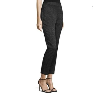 Kobi Halperin Alexandra Demask Paisley schwarz schmale Knöchelhose Größe 12 - Bild 1 von 14