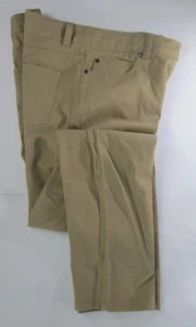 LANDS END Beige Iron Knee Stretch 5 Pocket Pants Boys 20 INSEAM 31" NEW - Picture 1 of 8