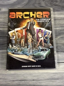 Archer The Complete Season One (DVD, 2010) 10 Episodes Special Features Clean - Picture 1 of 13