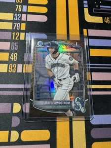 Jared Sundstrom 2025 Bowman #BCP-85 Chrome Prospects Reptilian Refractor - Picture 1 of 2