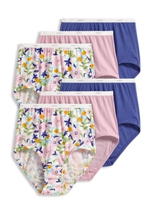 Jockey Women's Plus Size Classic Brief - 6 Pack - Picture 1 of 25