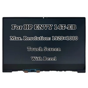 B140UAT01.0 14'' FHD LCD Touch Screen Digitizer Assembly For HP ENVY 14t-ebxxx - Bild 1 von 5