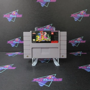Refurbished Mighty Morphin Power Rangers Super Nintendo SNES - Cart Only Exce.. - Picture 1 of 5