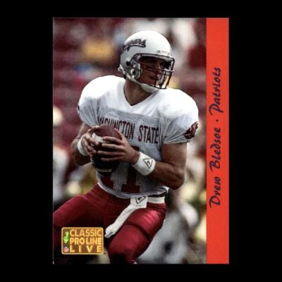 Drew Bledsoe 1993 Classic Pro Line Previews New England Patriots #174 R307 2 - Image 1 of 2
