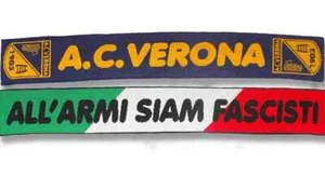 HELLAS VERONA SCIARPA SCARF ULTRAS VERONA ALL ARMI - Imagen 1 de 1