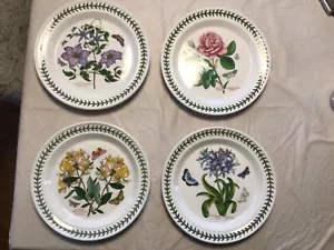 Portmeirion Botanic Garden 10.5” Dinner Plates ~ Set of 4 - GORGEOUS!! #BxR-10 - Picture 1 of 15