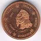 Sweden 2003 (Gr) probe-pattern-essai - 1 eurocent - Gustav II Adolf
