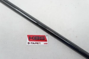 Uncut KBS $-Taper Black Pvd 125 S+ STIFF+ 37.5" #9/Wedge Shaft PULL .355 Taper - Picture 1 of 2