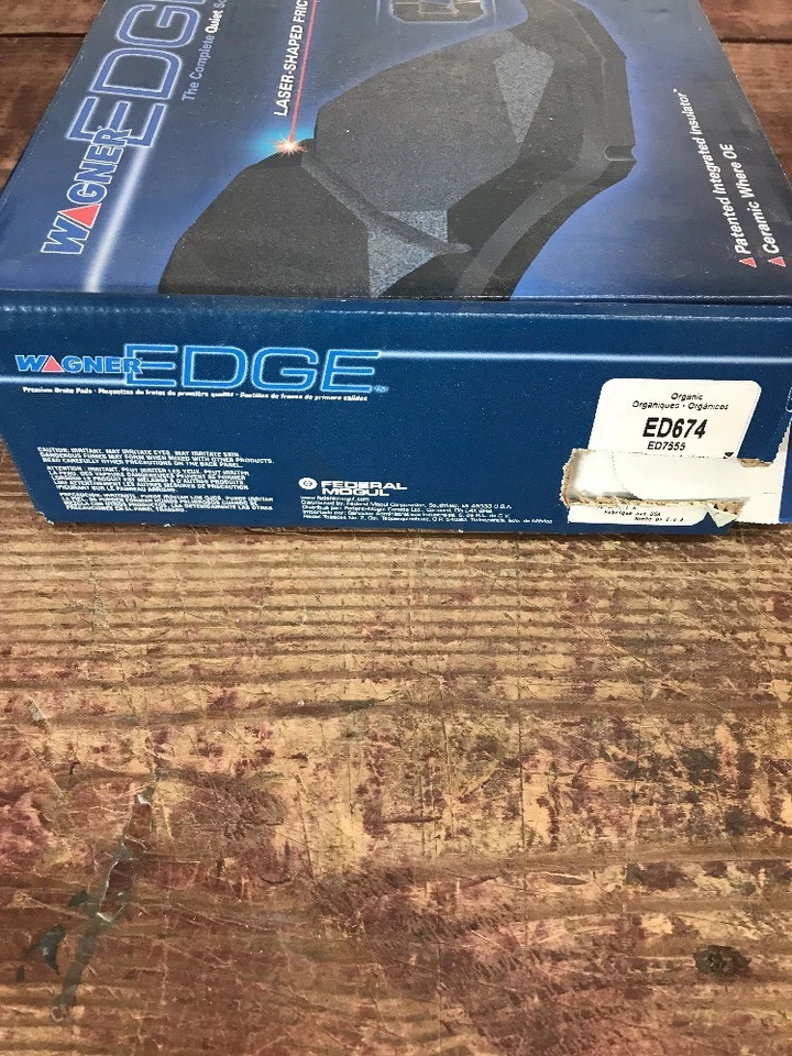 Pastilla de freno de borde Wagner Z674, ED674 para Mercury Grand Marquis 1996-2002 Foto 1 de 1