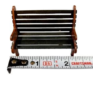 Department 56 Halloween Park Bench 2008 Retired very good condition unused 2x1x2 - Picture 1 of 4