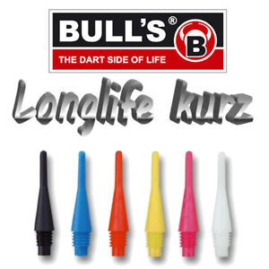 BULL'S Dart Spitzen LONGLIFE KURZ - Stückzahl & Farbe wählbar, versandkostenfrei
