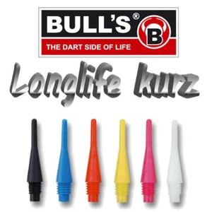 Bull's Dart Tips LONGLIFE SHORT - Quantity & Color Selectable, Free Shipping - Picture 1 of 8