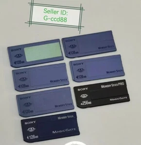 128MB/16MB Sony Genuine Memory Stick MS Card, Long MS, For Sony Camera Old Model - Picture 1 of 4