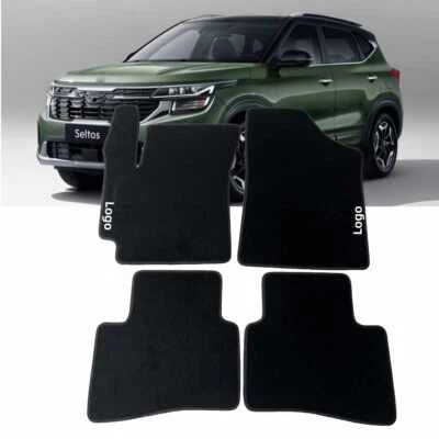 For Kia Seltos-Sorento-Soul-Sportage Car Floor Mats All Weather Black Carpets - Изображение 1 из 4
