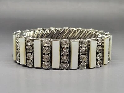 女士漂亮珍珠母和水钻扩展手链 — 第 1/4 张图片