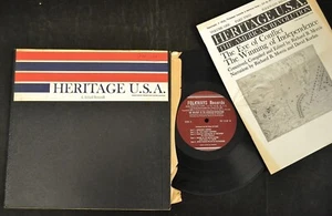 10” FOLK LP Richard Morris The Oratory Of The American Revolution Folkways 2189 - Imagen 1 de 1