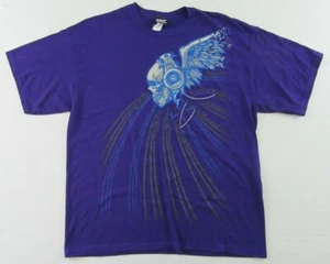 GWP Sport Calavera alada Auriculares Rockin' Estilo Tribal Camiseta Talla XL (NUEVA SIN ETIQUETAS) - Imagen 1 de 5