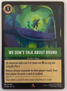 We Don't Talk About Bruno #97 Disney Lorcana Ursula's Return - Picture 1 of 2