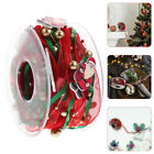 Christmas Decoration Ribbon Polyester Adornments Xmas Decorations Natural Weave