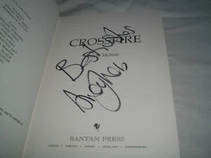 ANDY McNAB - Crossfire SIGNED 1/1 Hb - 2007 - NICK STONE book 10 - military  - Bild 1 von 2