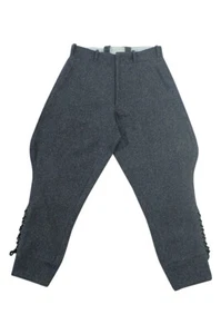 WWII German Luftwaffe officer blue grey wool breeches M/34 ONLY - Picture 1 of 2