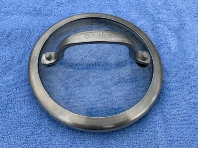 Cook's Essentials Replacement Glass Metal Rimmed Lid  5 3/8” for Pot or Pan - Image 1 of 4