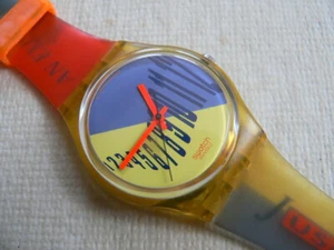 Reloj Swatch 1991 tipográfico GK131 - Imagen 1 de 4