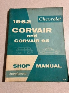 1962 CHEVROLET CORVAIR AND CORVAIR 95 SHOP MANUAL - Picture 1 of 2