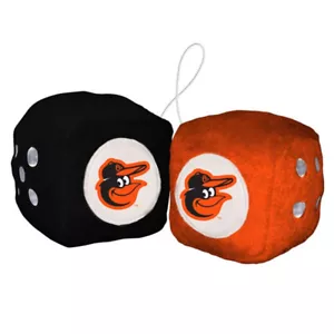 Baltimore Orioles 3" Fuzzy Dice - MLB - Picture 1 of 1