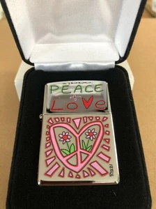James Rizzi - Zippo Feuerzeug " Peace &Love" jetzt lieferbar - Bild 1 von 5