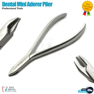 Mini Aderer Plier Dental Orthodontic Three Jaw Arch Wire Bending 12.5cm - Picture 1 of 3