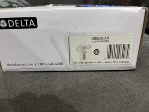 Delta GR250-AR Glass Rinser Arctic Stainless Brand New in Box/Opened Box - Picture 1 of 2