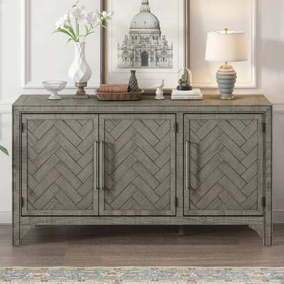 Stylish Storage Cabinet: MDF & Pine Veneer - Image 1 of 4