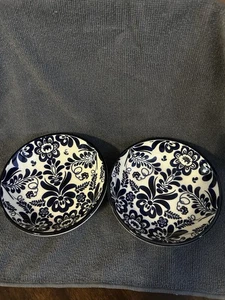 Set of two CMG Blue/white Bowls - Picture 1 of 3