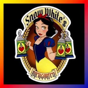 CHRIS SANDERS Snow White VINYL STICKER Biergarten SDCC Lilo & Stitch Creator - Picture 1 of 1