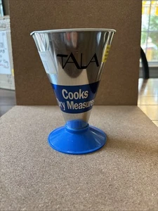 Taza Medidora De Colección Tala Cook's Medida Seca Hornear Métrica e Imperial Metal Azul - Imagen 1 de 3