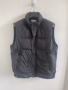 Stone Island 2021 Black Down Filled Garment Dyed Gilet - Picture 1 of 13
