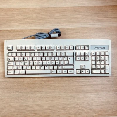 Tastiera Sega Dreamcast Originale Bianca Accessorio Retro Funzionante - Immagine 1 di 4