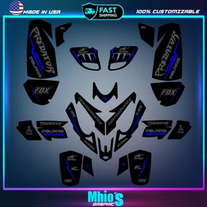 Polaris predator 500 graphics decals stickers full kit atv wrap quad predator500 - Picture 1 of 6