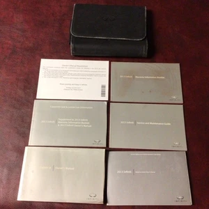 2013 INFINITI JX OWNERS MANUAL REF MAINT NAV GUIDE CASE ALL MODELS - Bild 1 von 6