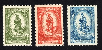 Лихтенштейн 1920 набор марок Mi # 40-42 MH CV = 10,8 $ - Изображение 1 из 2
