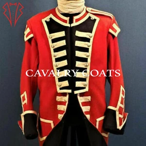 Nueva chaqueta británica 60ª de lana roja para hombre, chaqueta británica real - Imagen 1 de 5