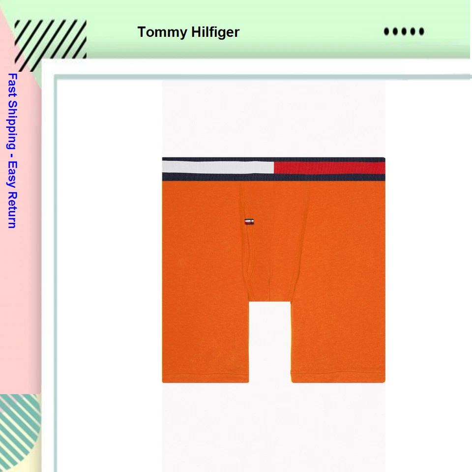 Calzoncillo boxer Tommy Hilfiger elástico naranja talla S para hombre Foto 1 de 1