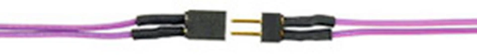 TCS ~ 2-Pin Mini Connector (Purple Wires) ~ 1521 - Image 1 of 1