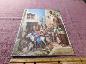 Ostern Kunstdruck aus Zeitschrift Vintage 1961 Palmsonntag - Bild 1 von 3